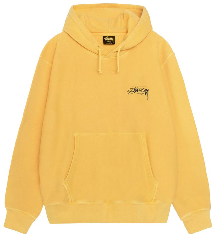 Stussy Modern Age Hoodie Pigment Dyed Yellow