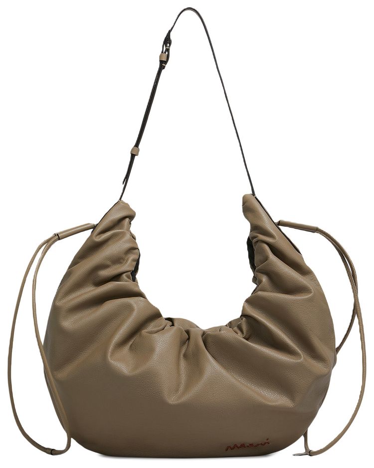 Marni Scrunchie Hobo Small Antique Silver