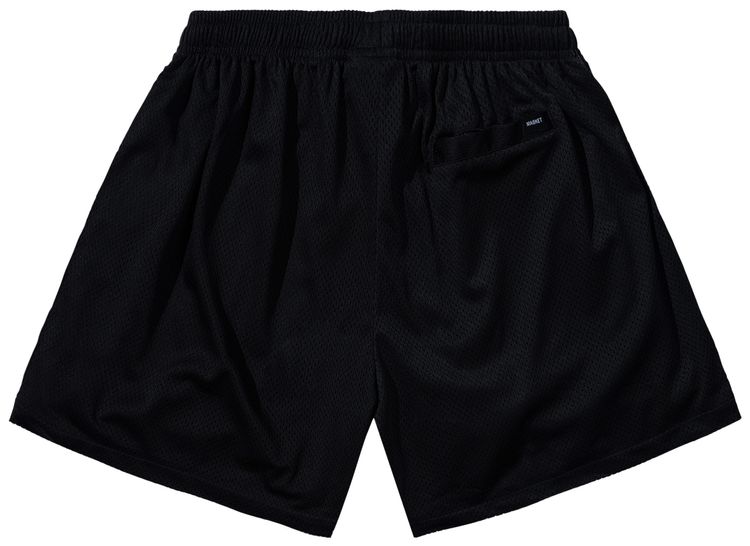 Market V12 Mesh Shorts Pirate Black