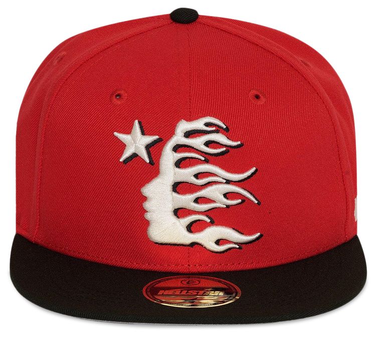 Hellstar Baseball Fitted Hat Red