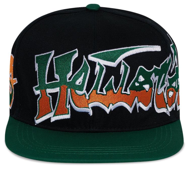 Hellstar Records Hat Snapback GreenBlack
