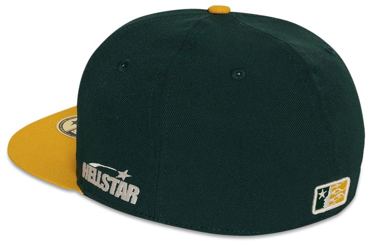 Hellstar Baseball Hat Fitted Custom Hellstar Airbrush Green