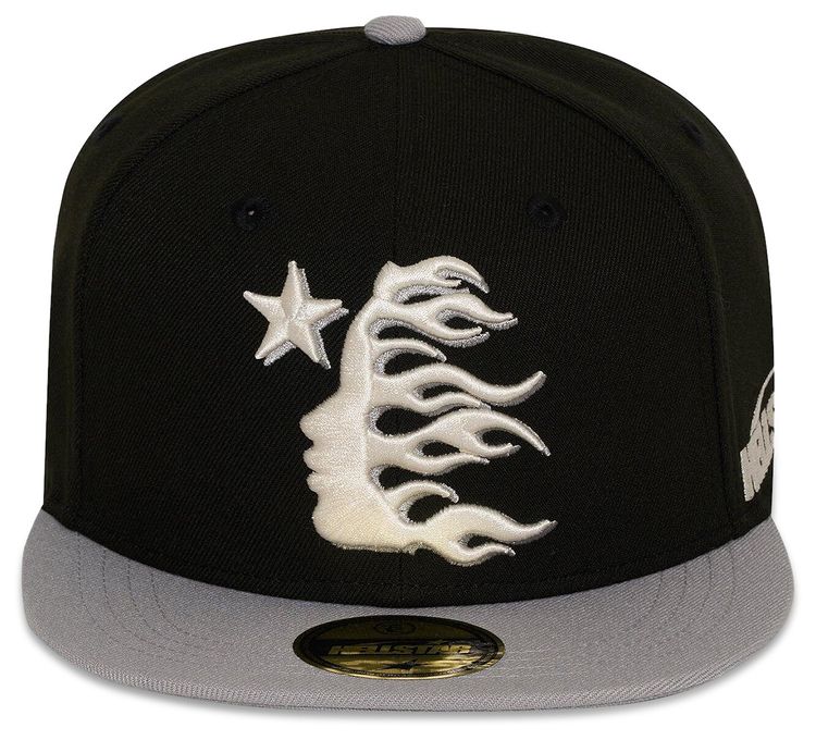 Hellstar Baseball Hat Fitted Custom Hellstar Airbrush Black