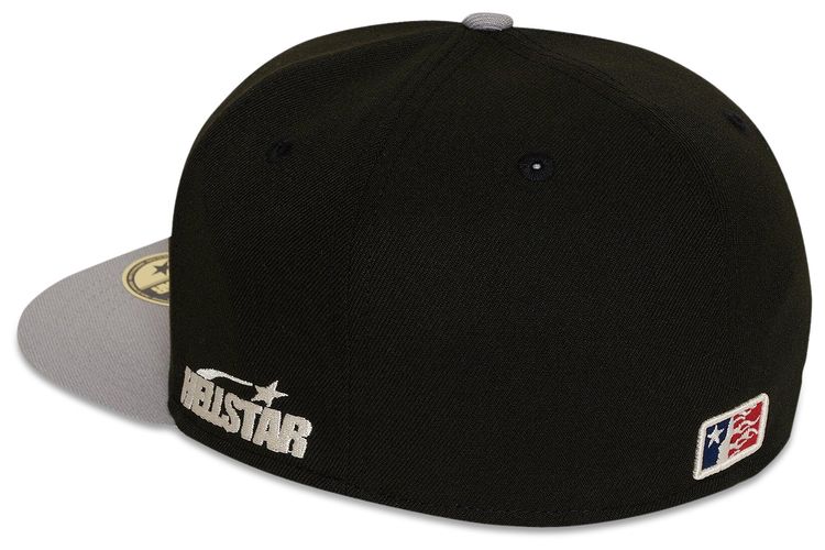 Hellstar Baseball Hat Fitted Custom Hellstar Airbrush Black