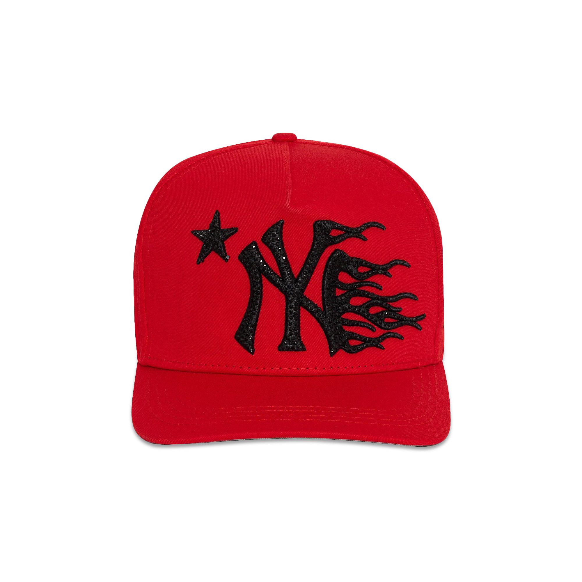 Buy Hellstar Ny Snapback Hat 'Red/Black' - HS01H01 RED | GOAT