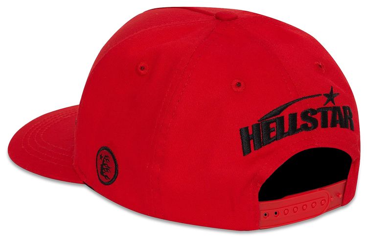 Hellstar Ny Snapback Hat RedBlack