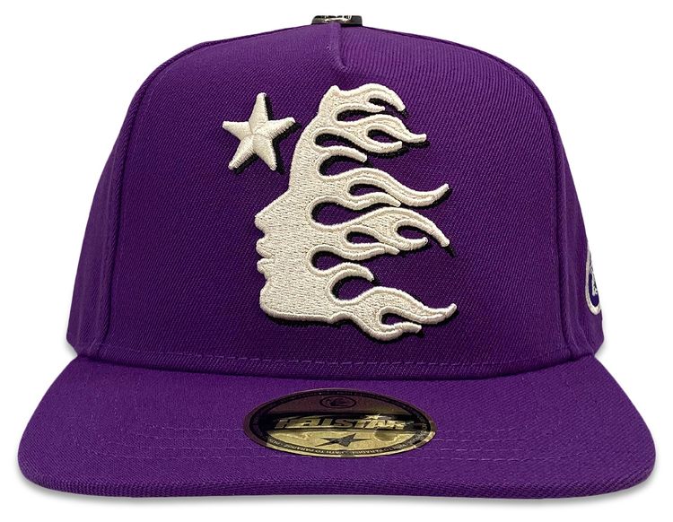 Hellstar Og Logo Hat Fitted Purple