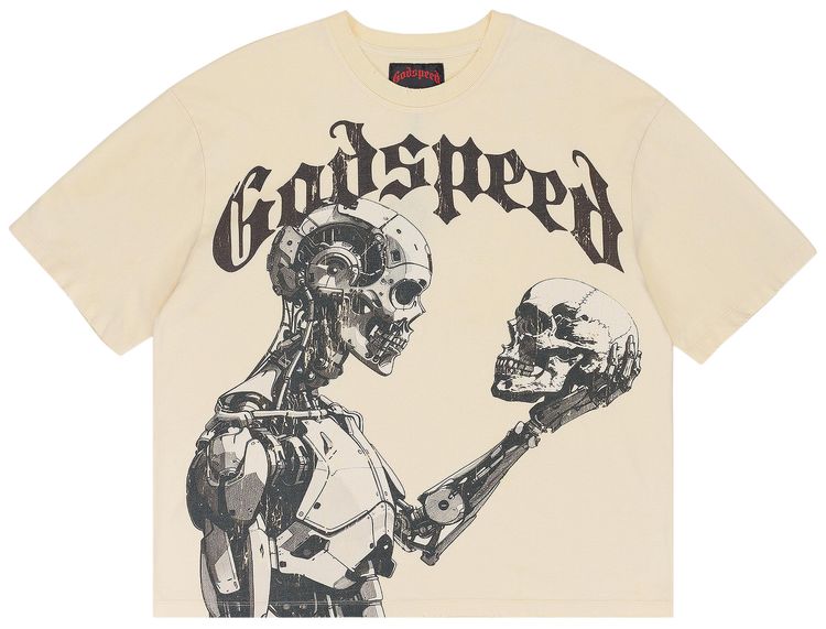 Godspeed Mankind Vs All T Shirt BoneRed