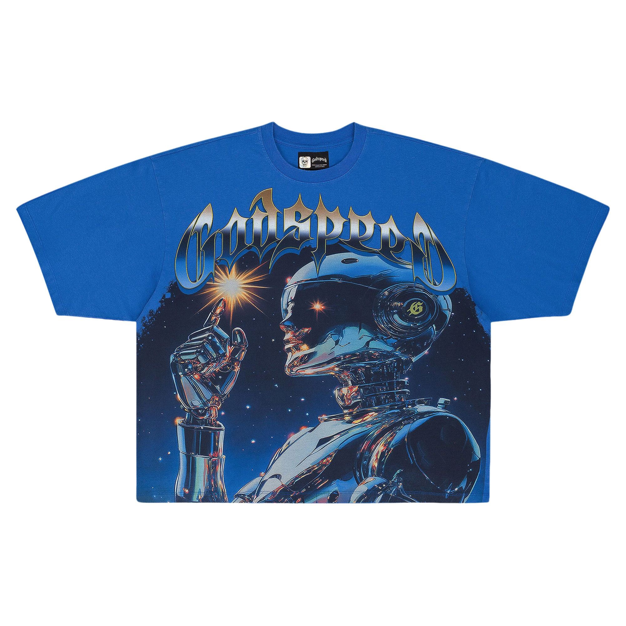 Buy Godspeed Sputnik Moment T-Shirt 'Royal Blue' - 11652