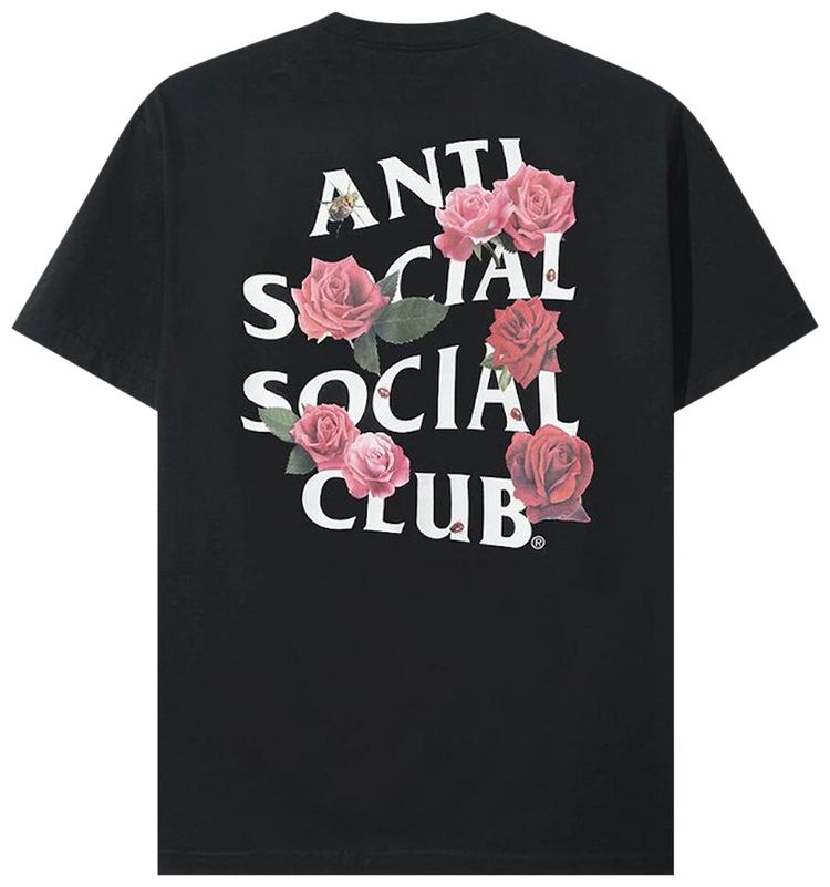 Anti Social Social Club Tiger Bood Tee Black