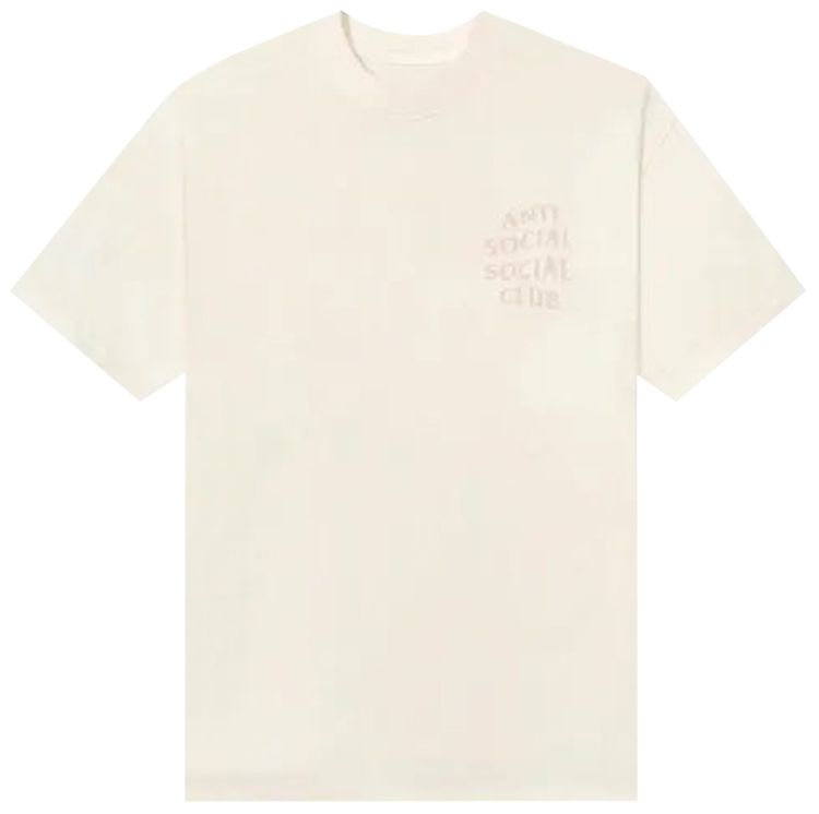 Anti Social Social Club Cancelled Again Tonal Tee Natural