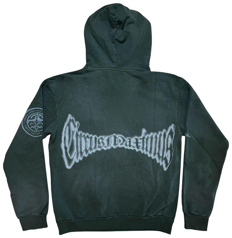 Cactus Jack by Travis Scott Met Life Hoodie II Washed Green