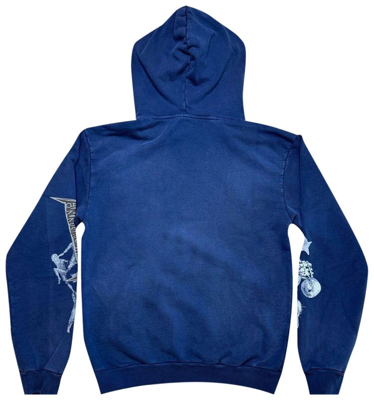 Cactus Jack by Travis Scott Met Life Hoodie I Washed Blue