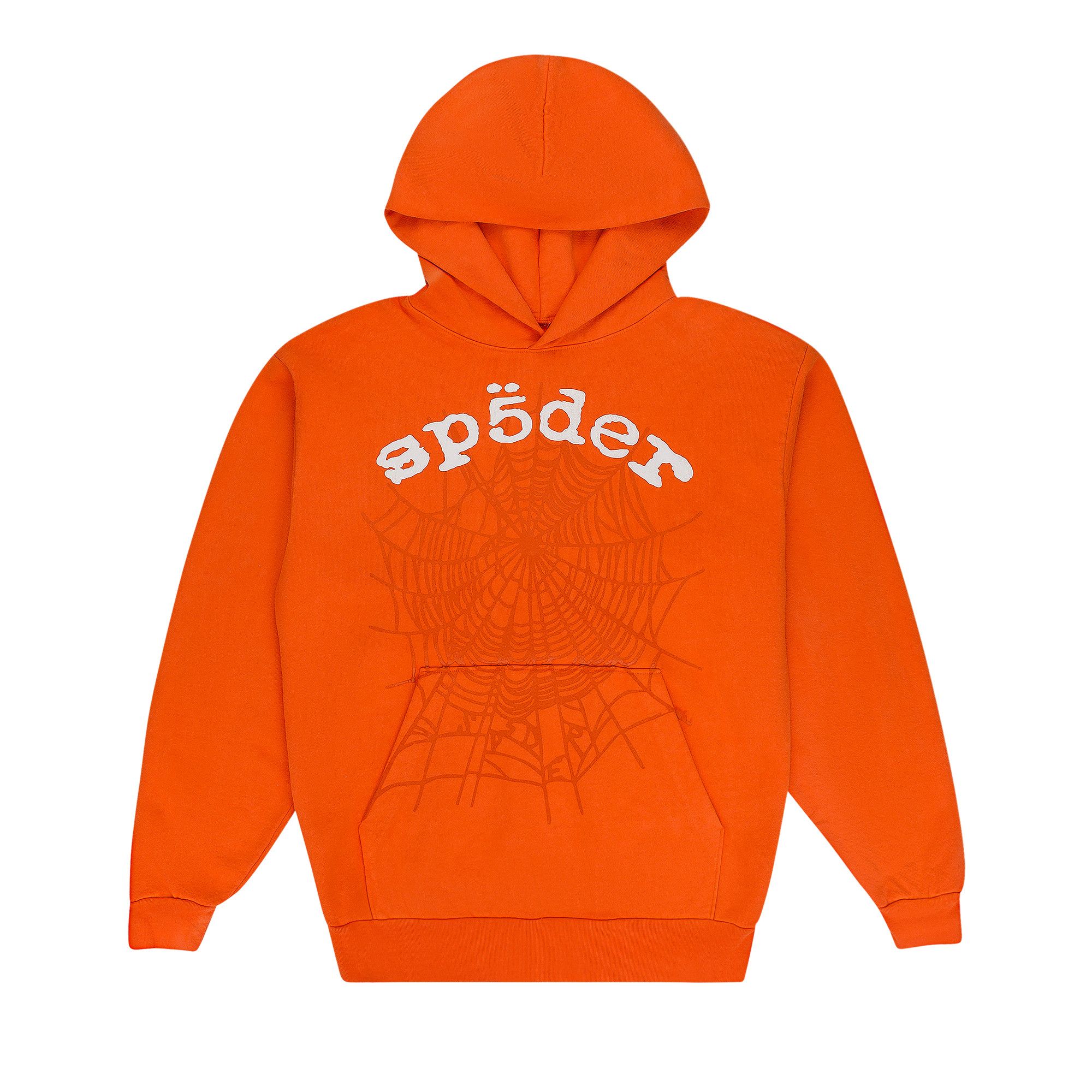 Buy Sp5der Legacy Hoodie 'Orange' - M01SS001W2OW | GOAT