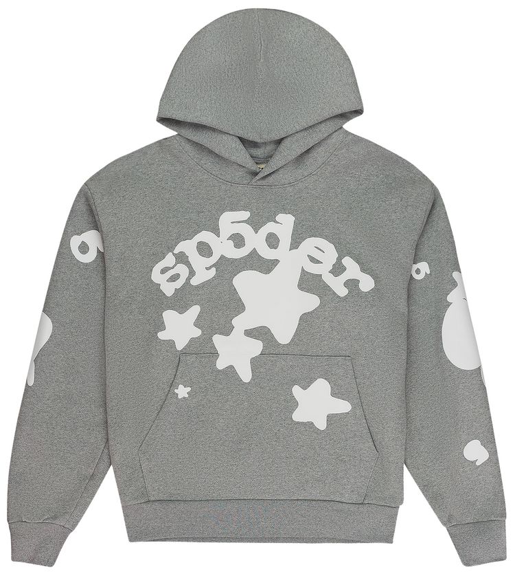 Sp5der Beluga Hoodie Dark Heather Grey