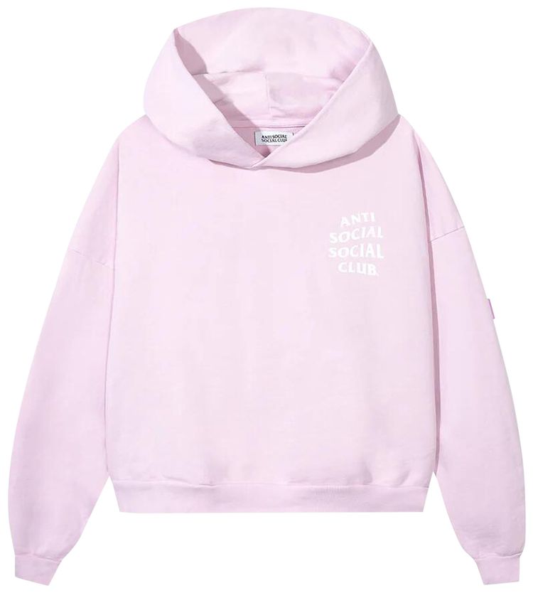 Anti Social Social Club Cozy Hoodie Pale Pink