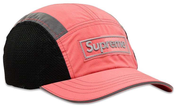 Supreme Side Mesh Camp Cap Coral