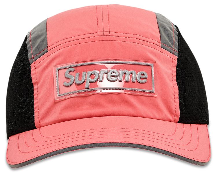 Supreme Side Mesh Camp Cap Coral
