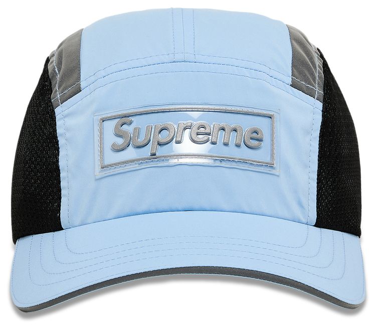 Supreme Side Mesh Camp Cap Light Blue