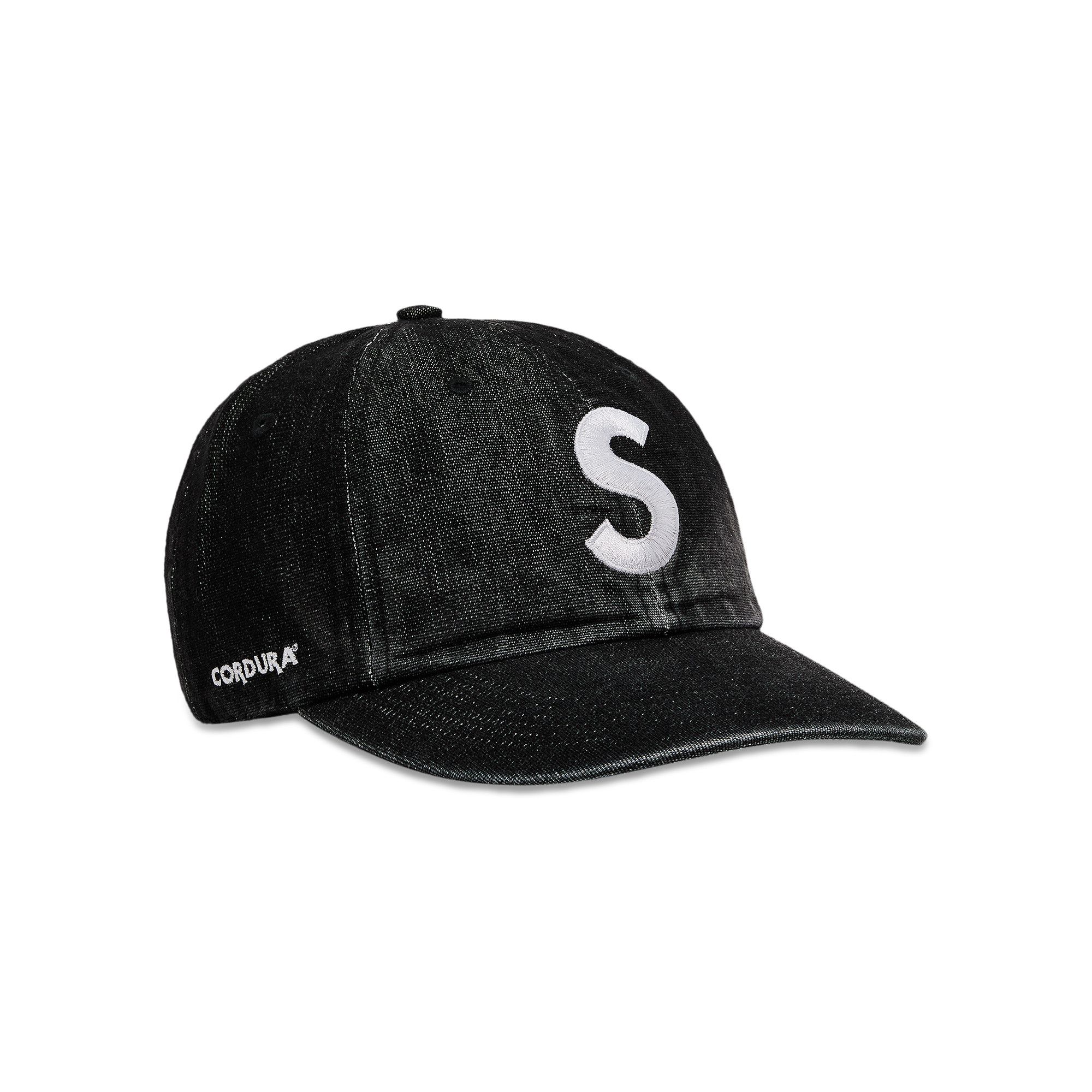 Supreme Leather Applique 6-Panel Black - SS25 - US