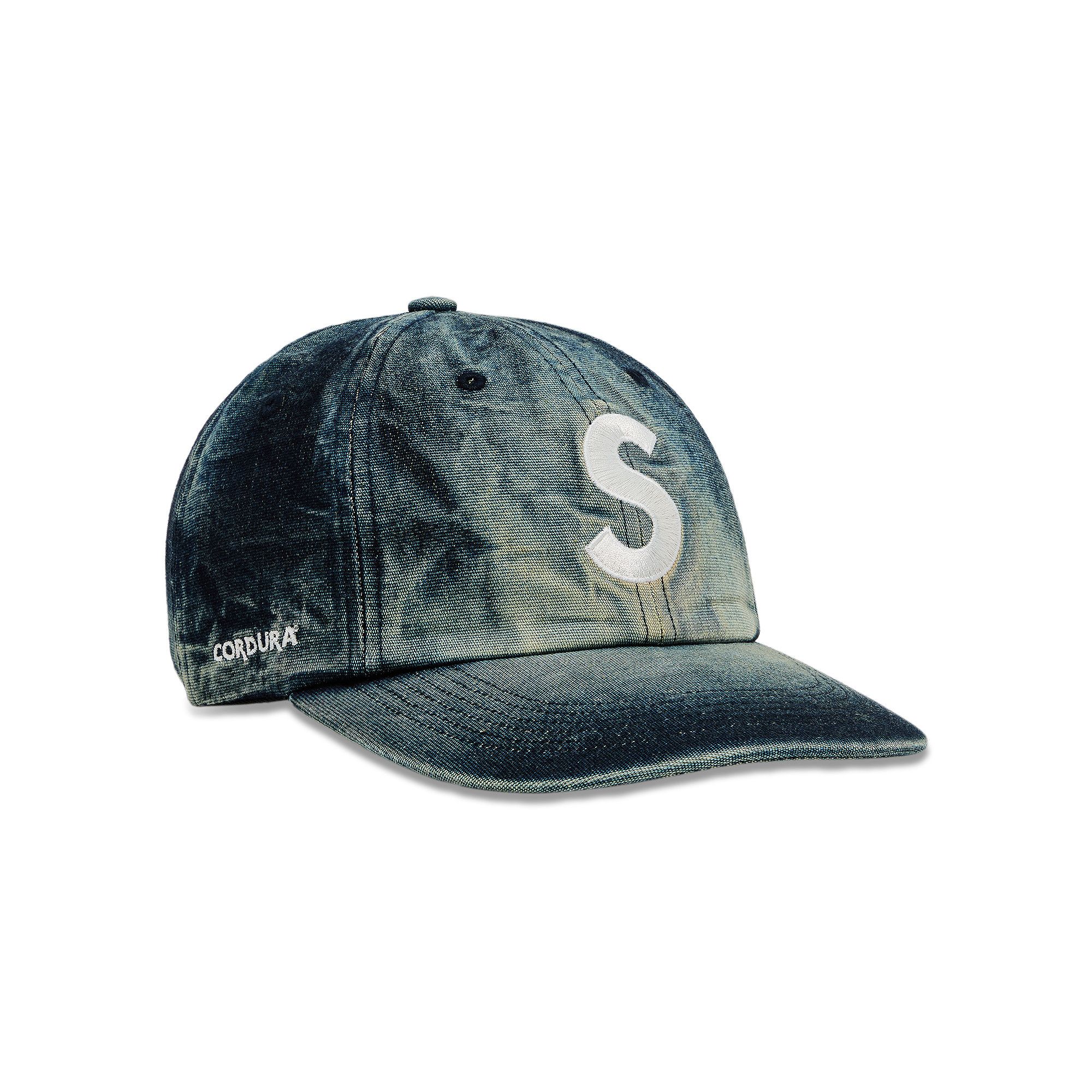 人気メーカー・ブランド Logo S Denim Cordura Supreme Buy 6-Panel Indigo 'Bleached 帽子