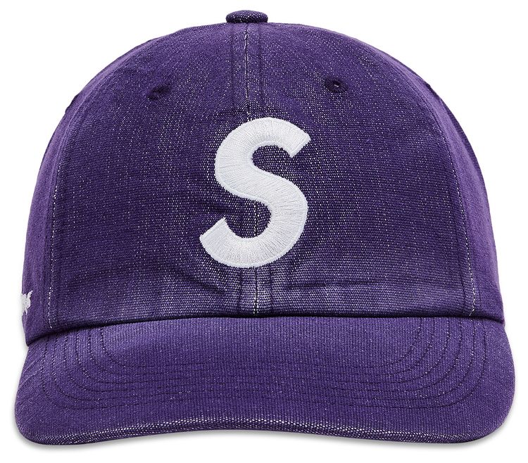 Supreme Cordura Denim S Logo 6 Panel Purple