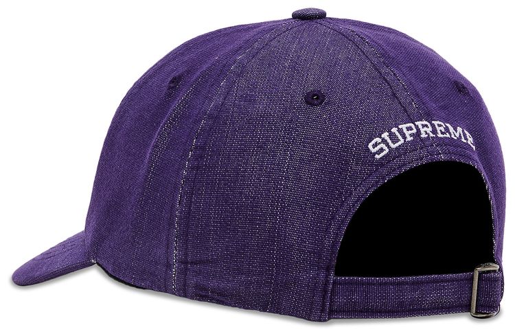 Supreme Cordura Denim S Logo 6 Panel Purple