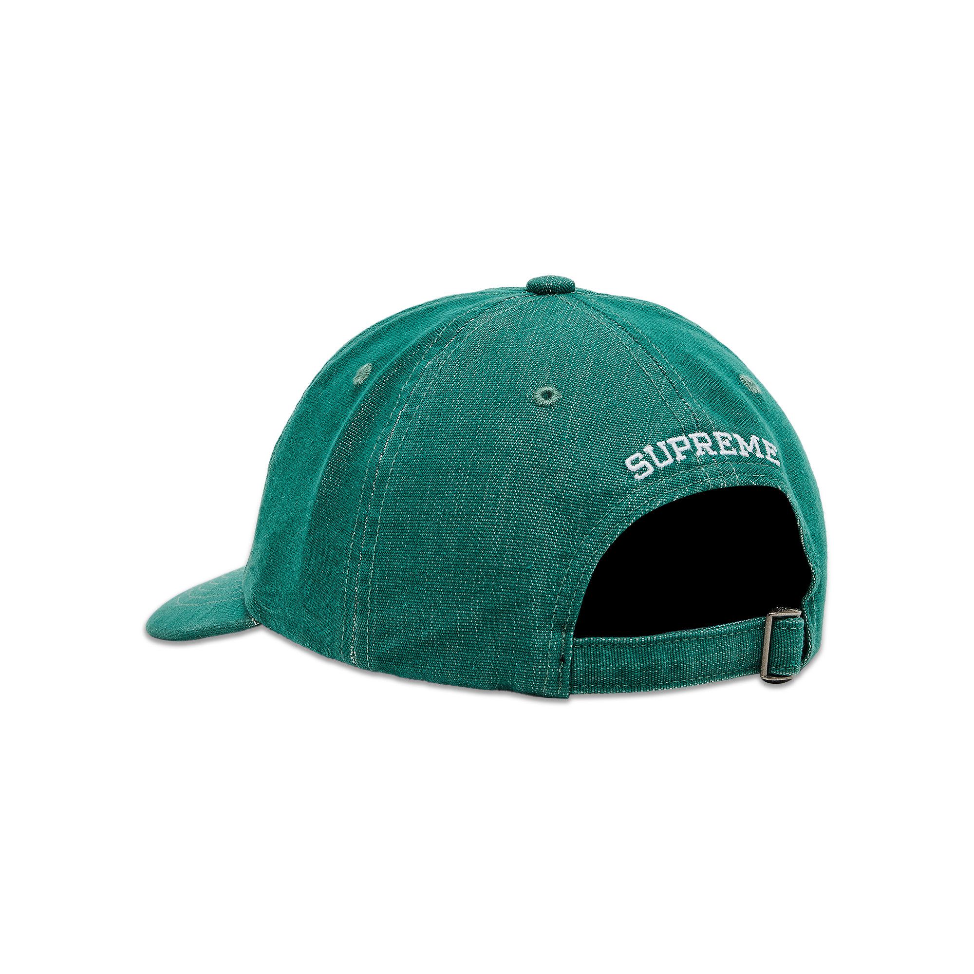 Buy Supreme Cordura Denim S Logo 6-Panel 'Green' - SS25H90
