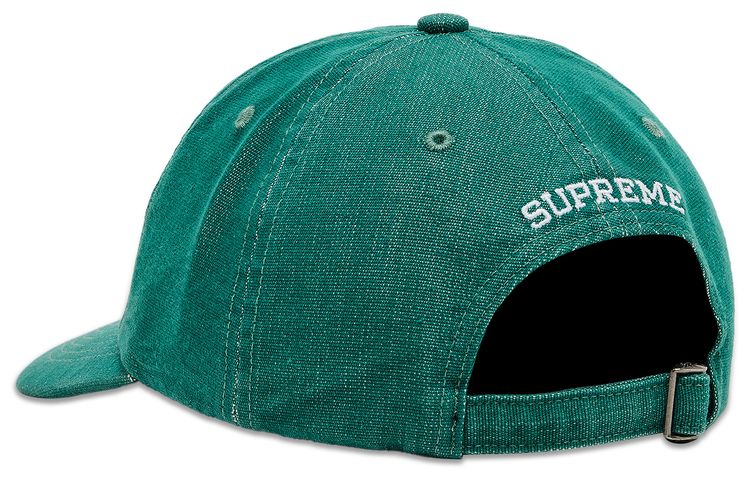Supreme Cordura Denim S Logo 6 Panel Green
