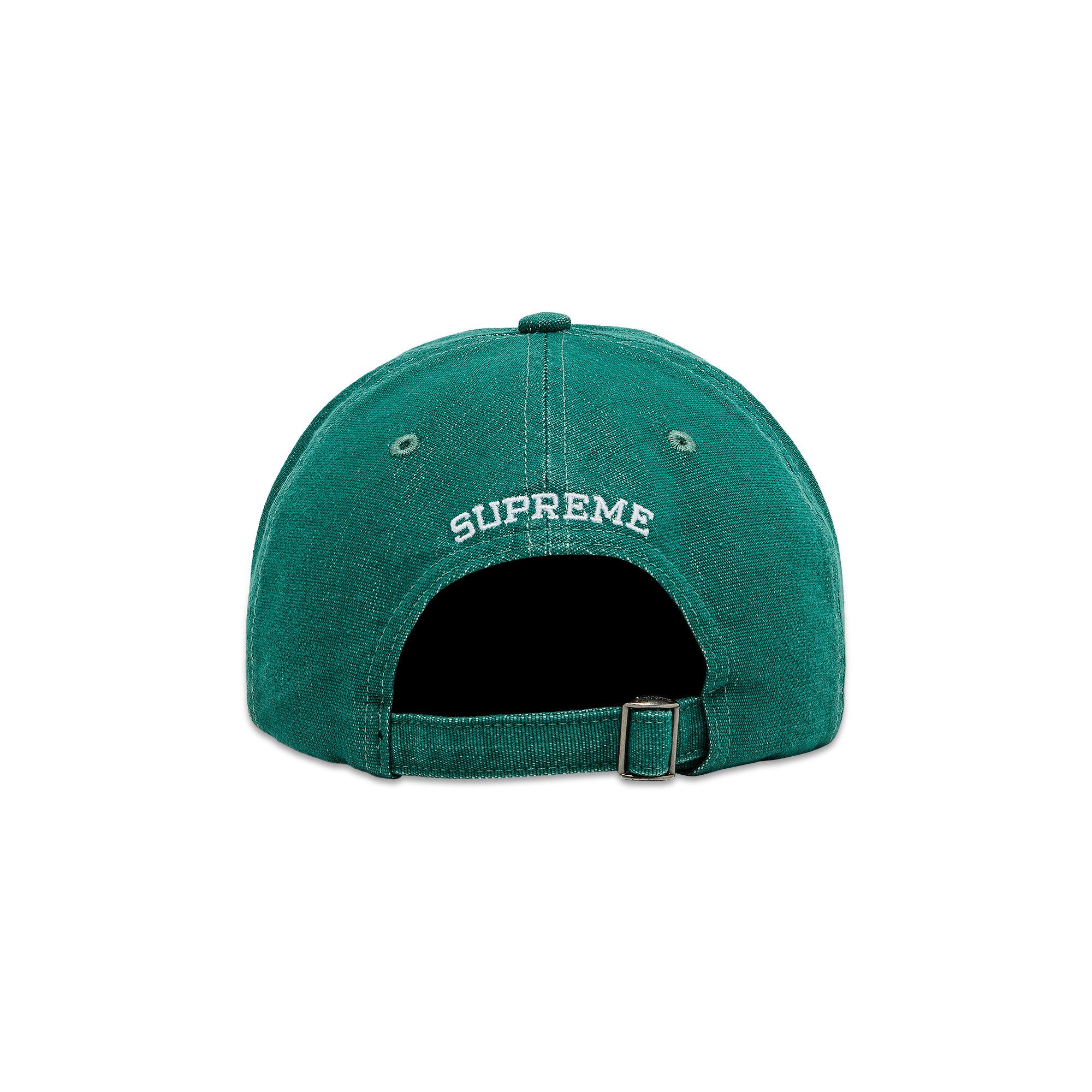 Buy Supreme Cordura Denim S Logo 6-Panel 'Green' - SS25H90