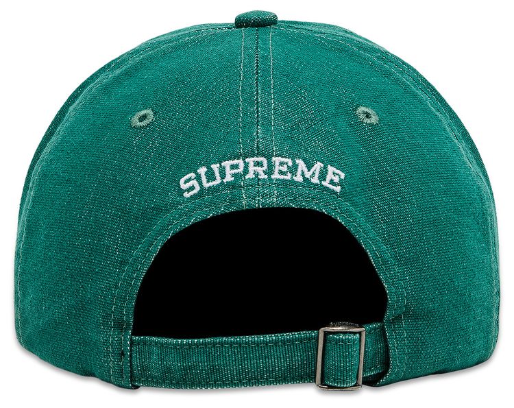 Supreme Cordura Denim S Logo 6 Panel Green