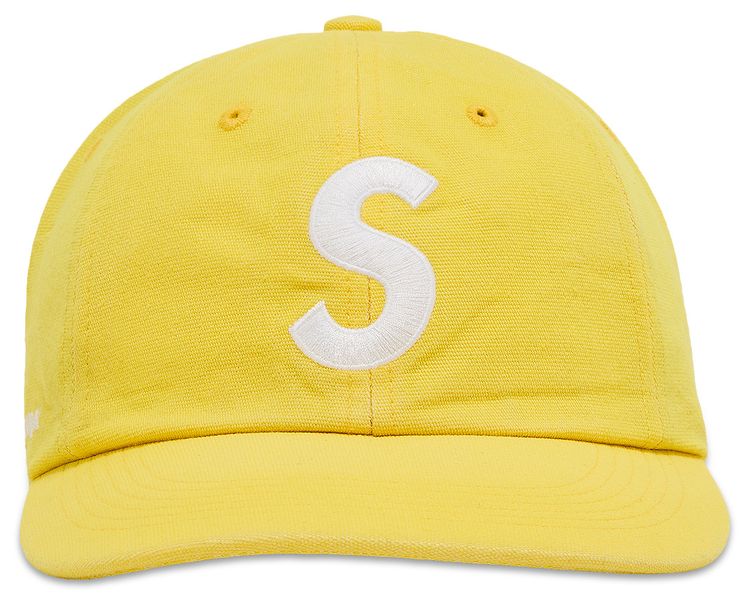 Supreme Cordura Denim S Logo 6 Panel Yellow