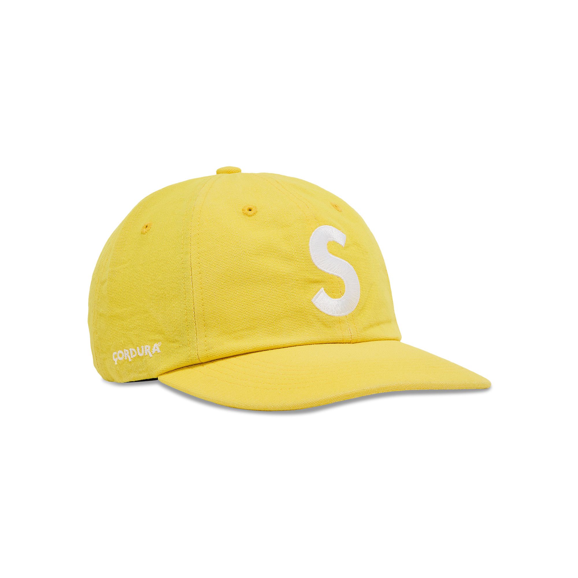 Buy Supreme Cordura Denim S Logo 6-Panel 'Yellow' - SS25H90