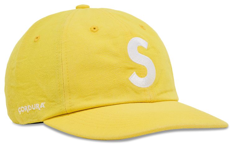 Supreme Cordura Denim S Logo 6 Panel Yellow