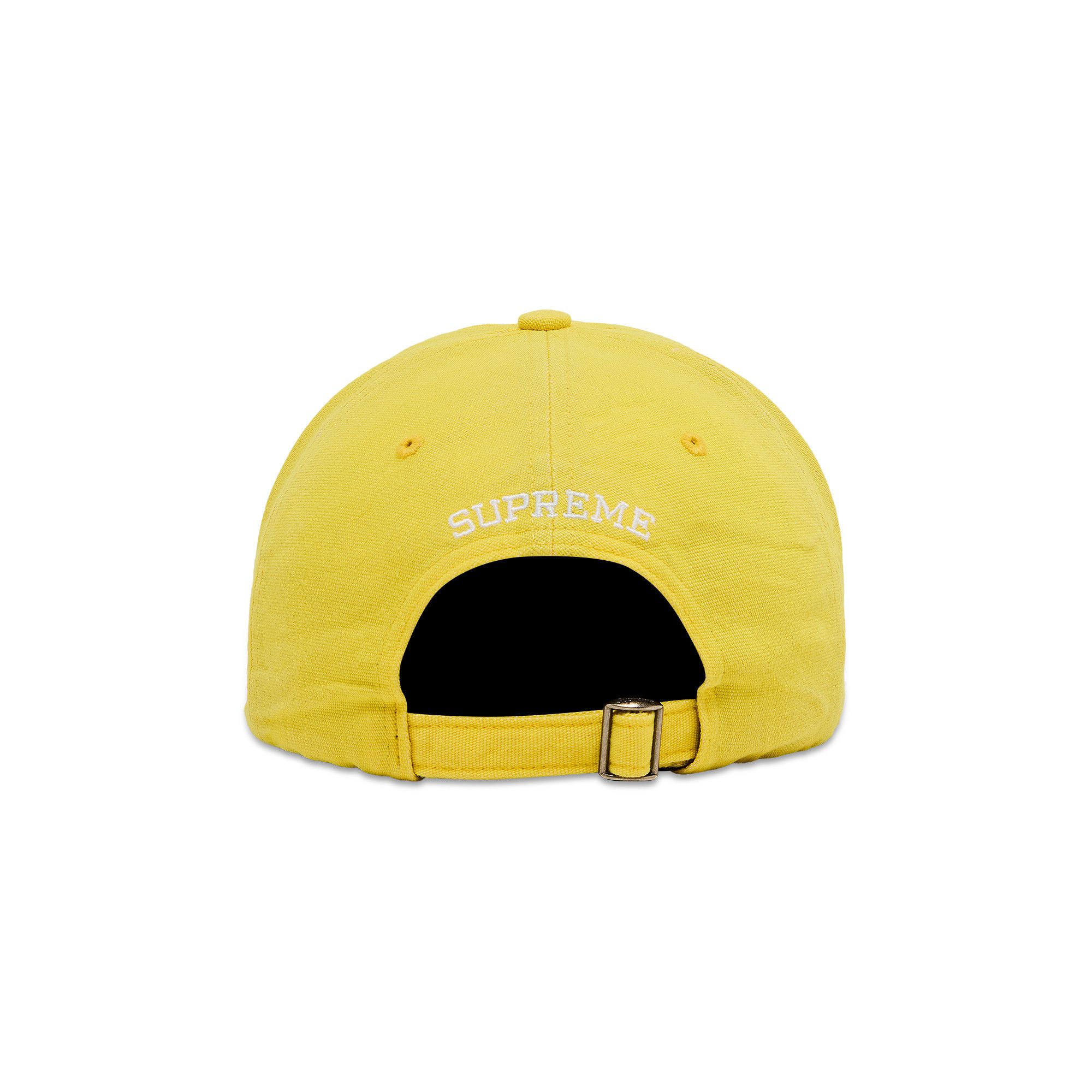 新品 Supreme Cordura Denim S Logo 6-Panel黄 Buy Supreme Cordura Denim S Logo 6-Panel 'Yellow' - SS25H90