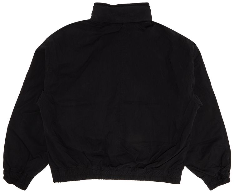 Supreme Leather Collar Utility Jacket Black