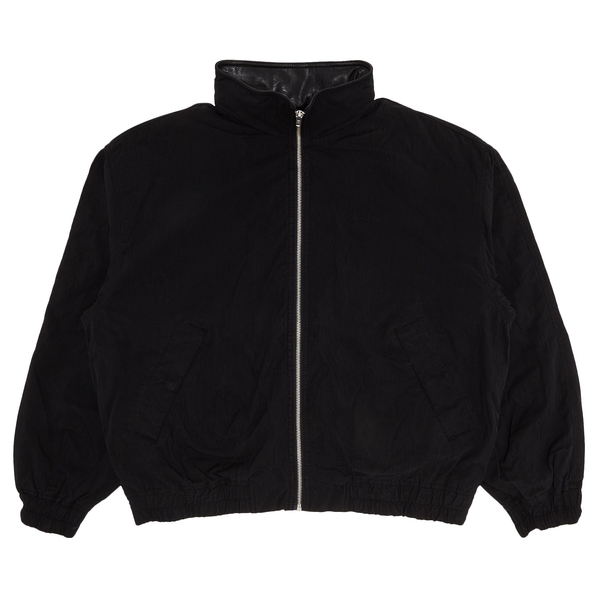 SS25 Supreme Leather Collar Utility Jacket - ジャケット Supreme Leather Collar Utility Jacket (SS25) - $298