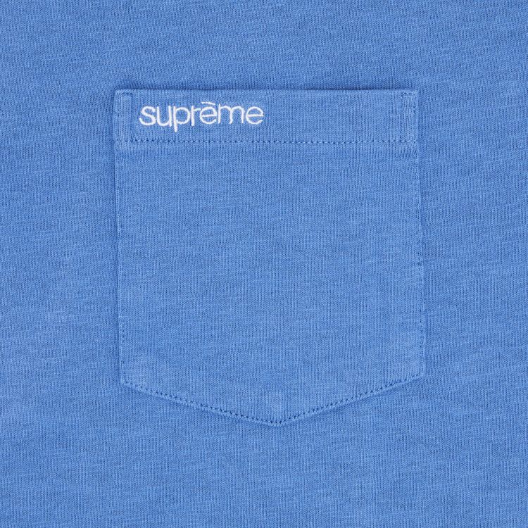Supreme Short Sleeve Pocket Tee Pale Royal