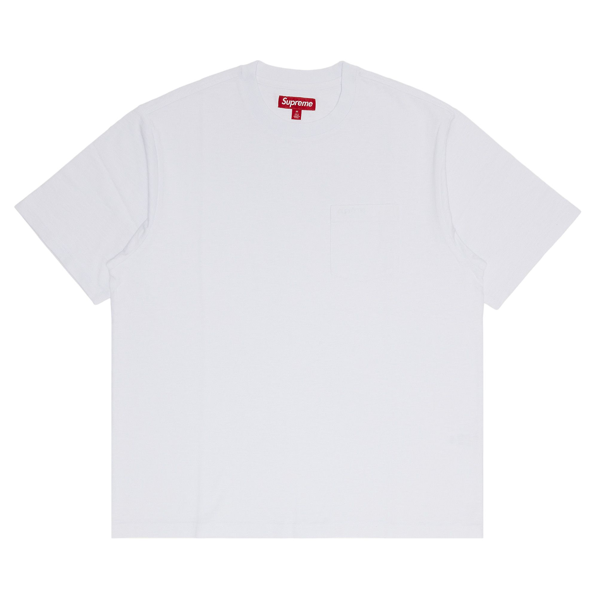 Buy Supreme Short-Sleeve Pocket Tee 'White' - SS25KN4 WHITE | GOAT