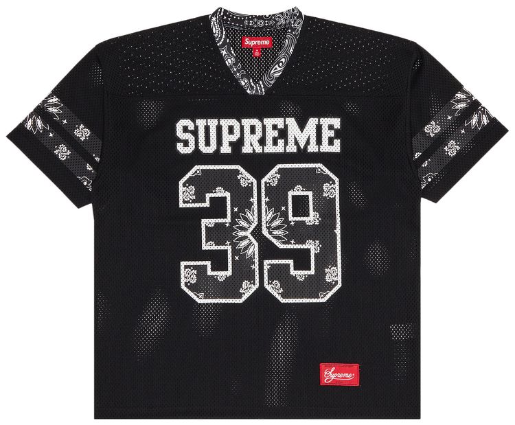 Supreme Bandana Football Jersey Black