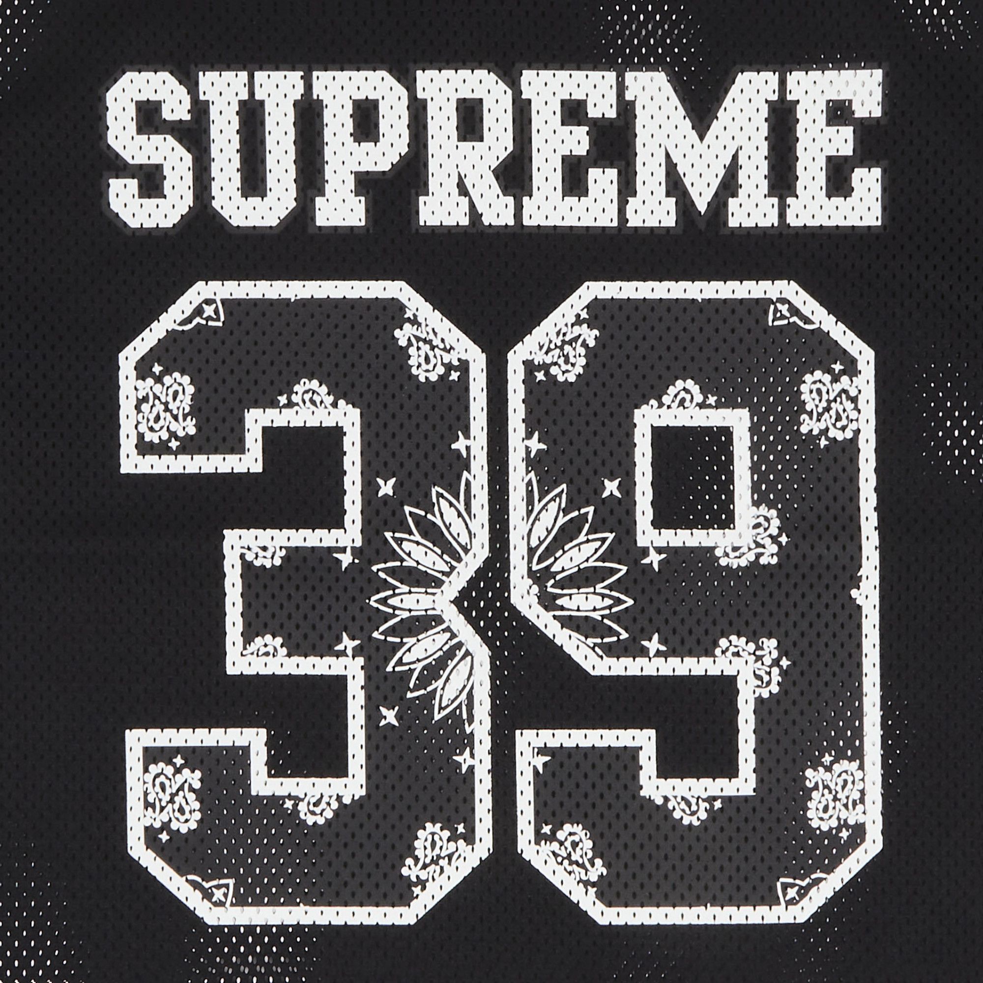 Buy Supreme Bandana Football Jersey 'Black' - SS25KN94 BLACK