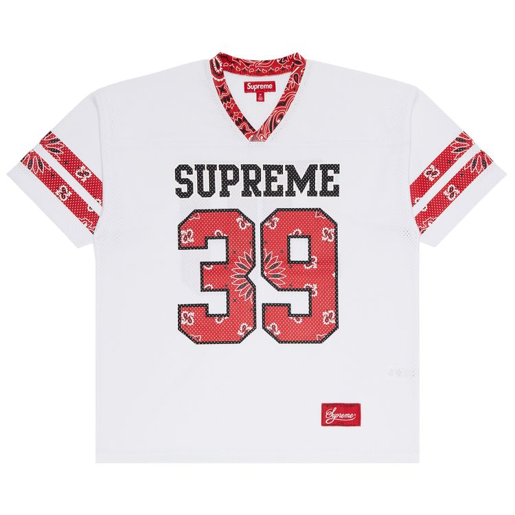 Supreme Bandana Football Jersey White