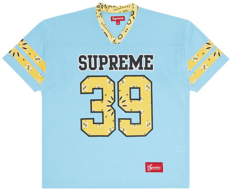 Supreme Bandana Football Jersey Blue