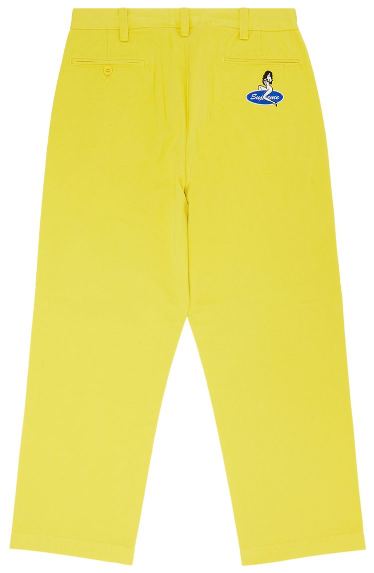 Supreme Chino Pant Lime Yellow