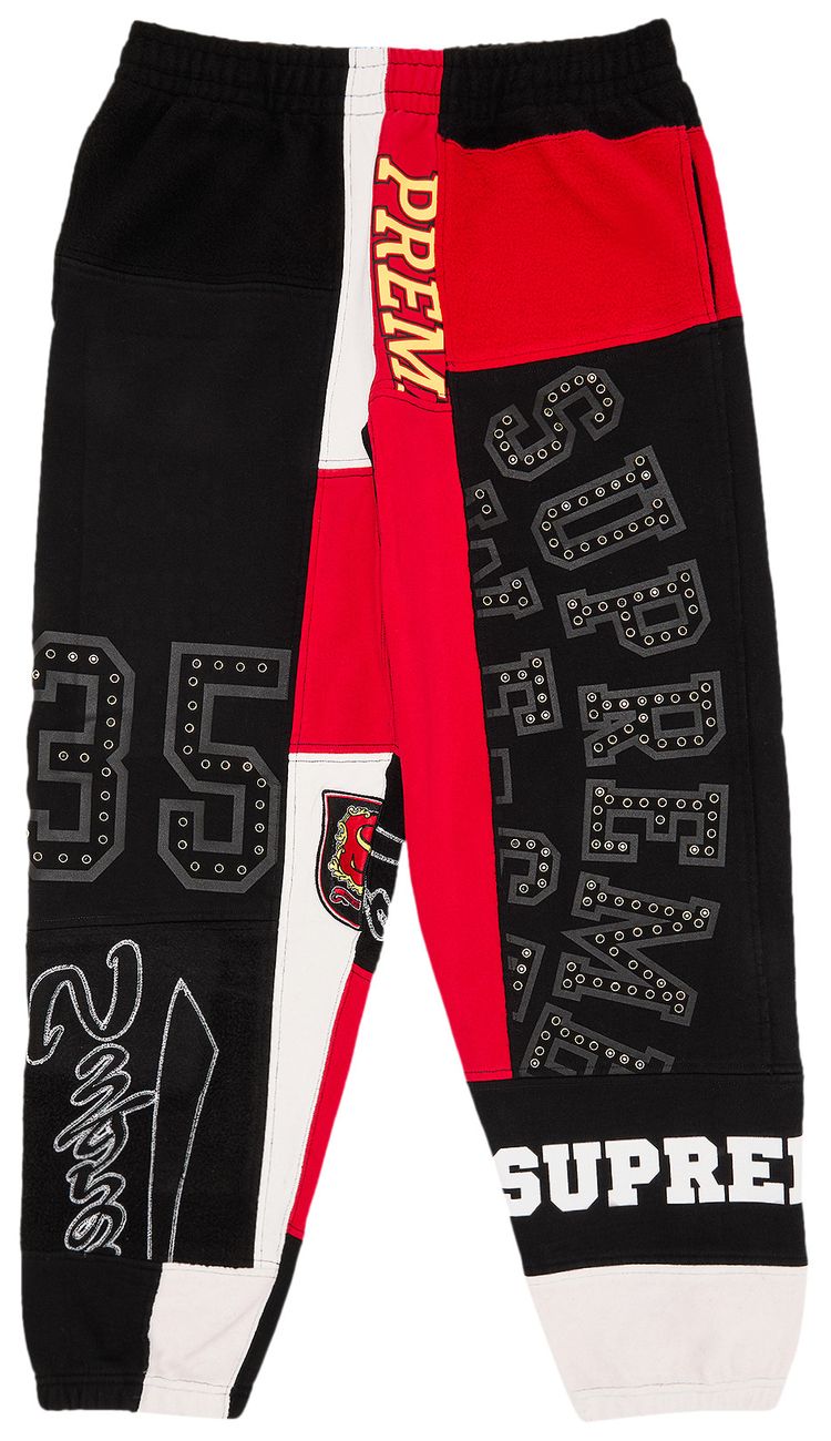 Supreme Patchwork Sweatpant Black