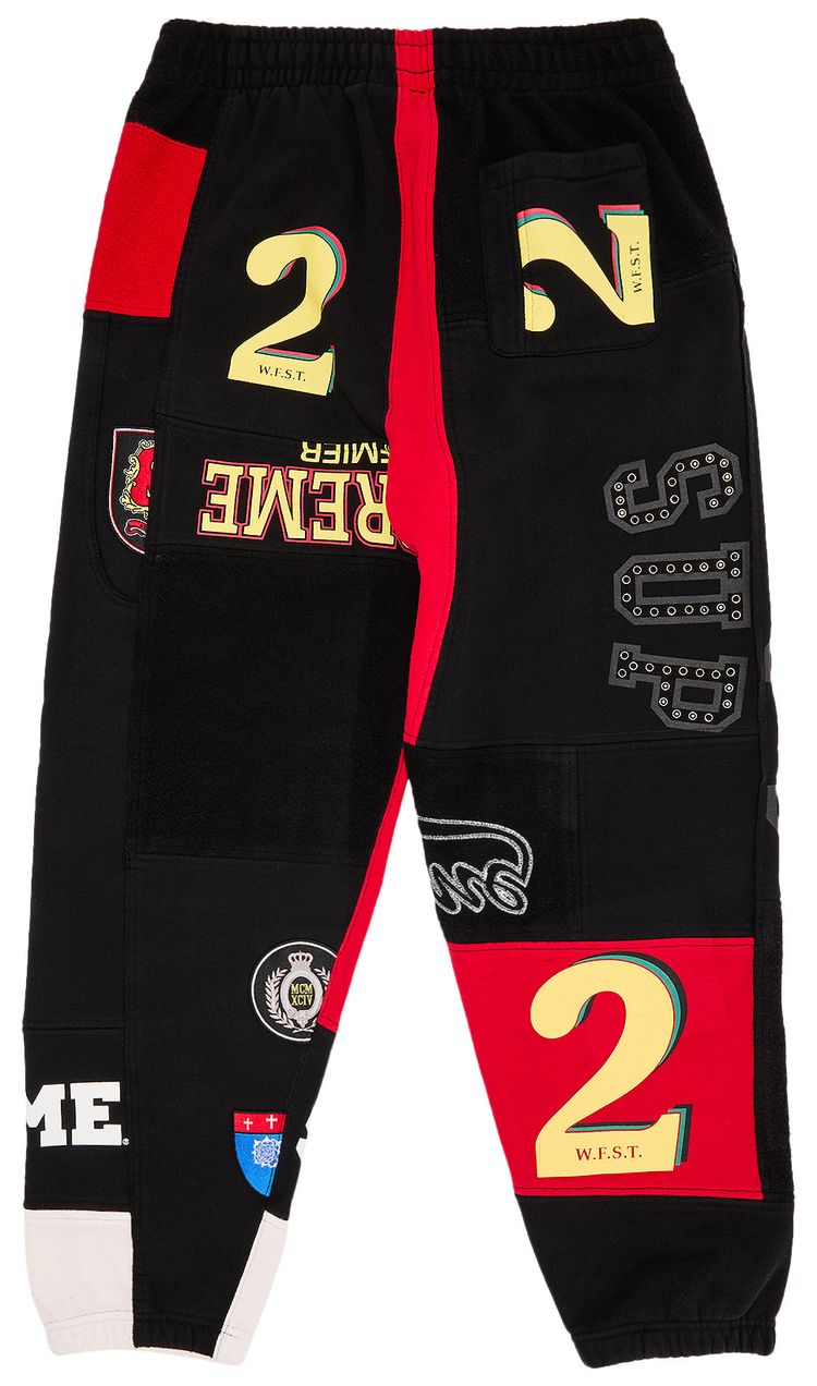 Supreme Patchwork Sweatpant Black