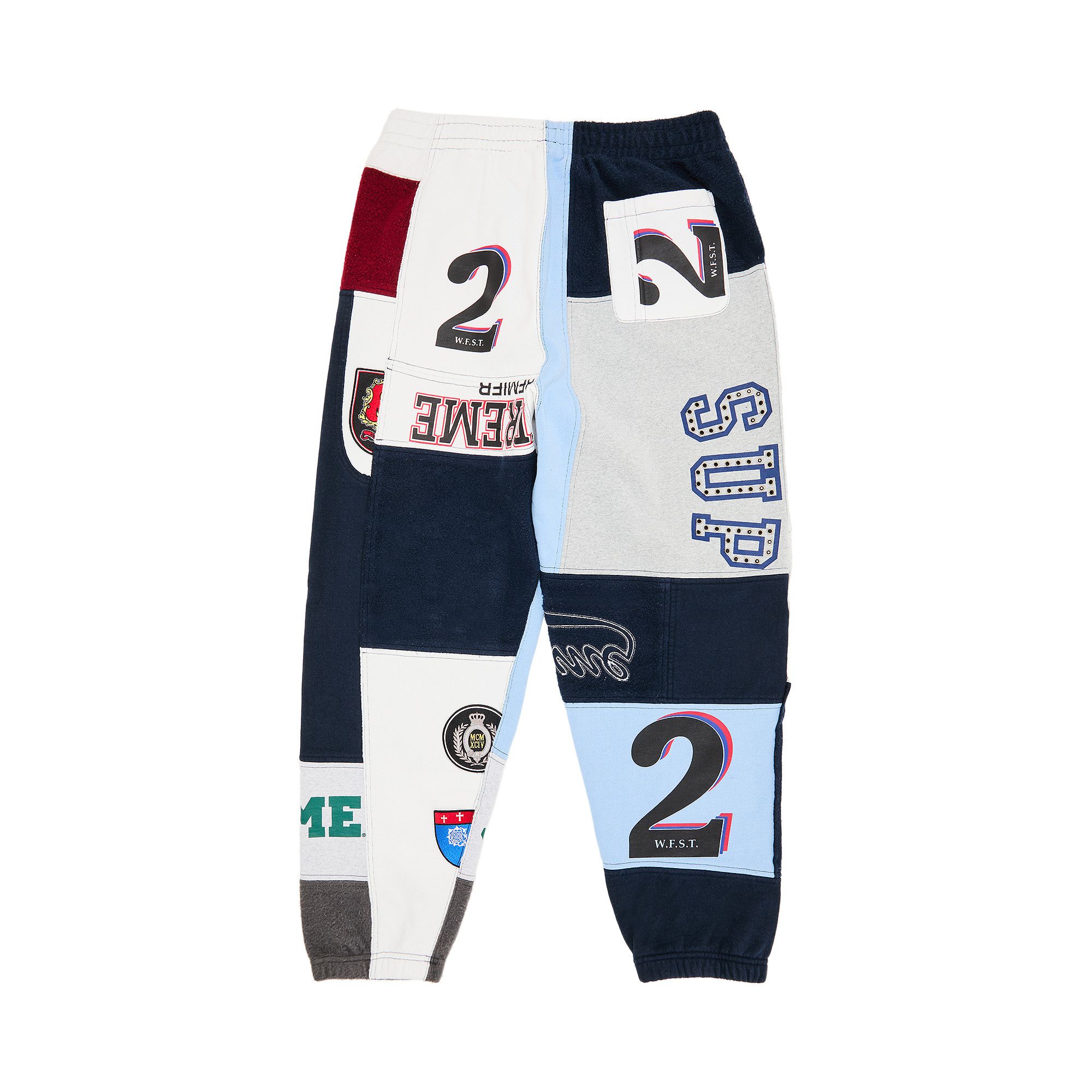 スケートボード Supreme Patchwork Sweatpant Navy S Supreme Patchwork Sweatpant (SS25) - $198