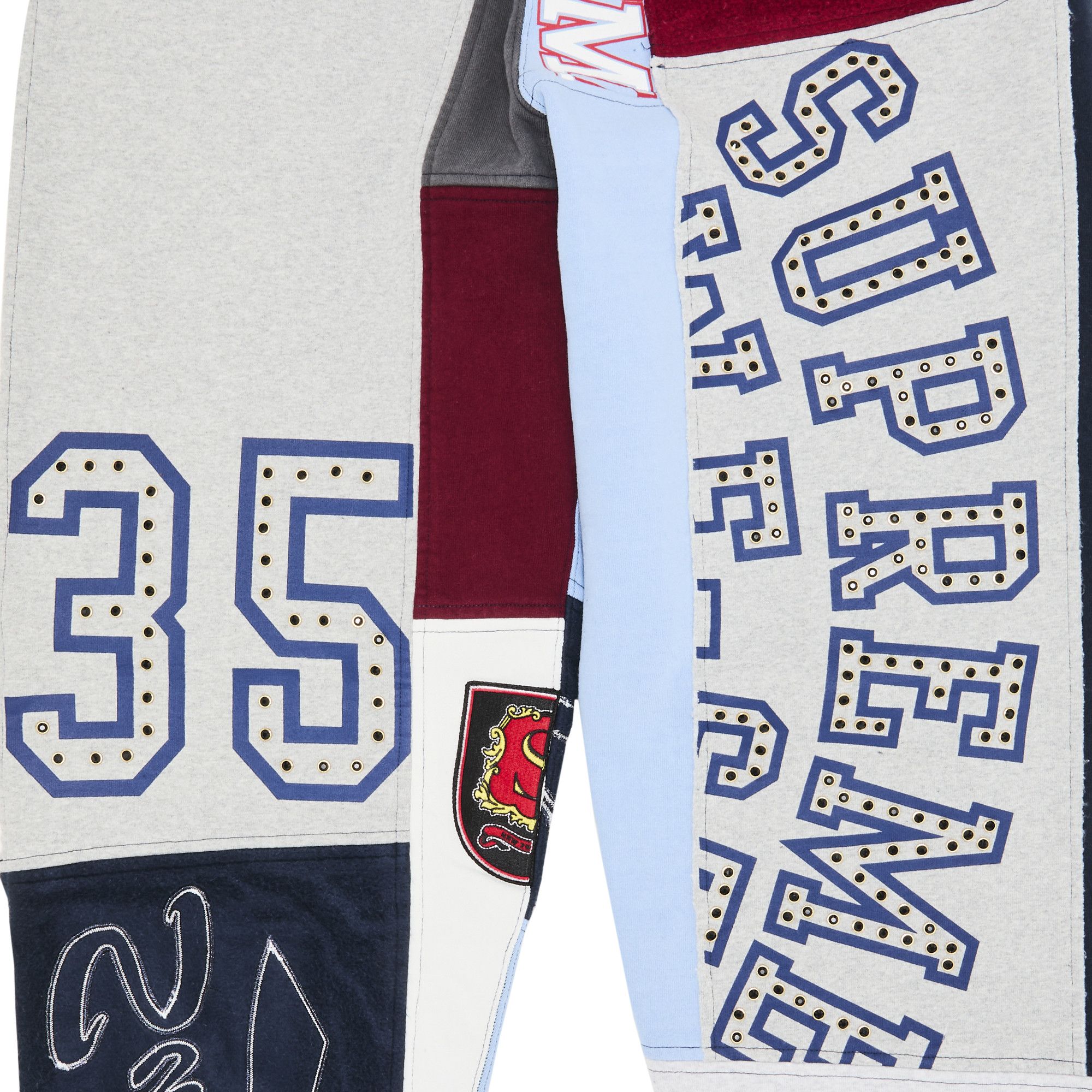 Buy Supreme Patchwork Sweatpant 'Navy' - SS25P47 NAVY | GOAT UK