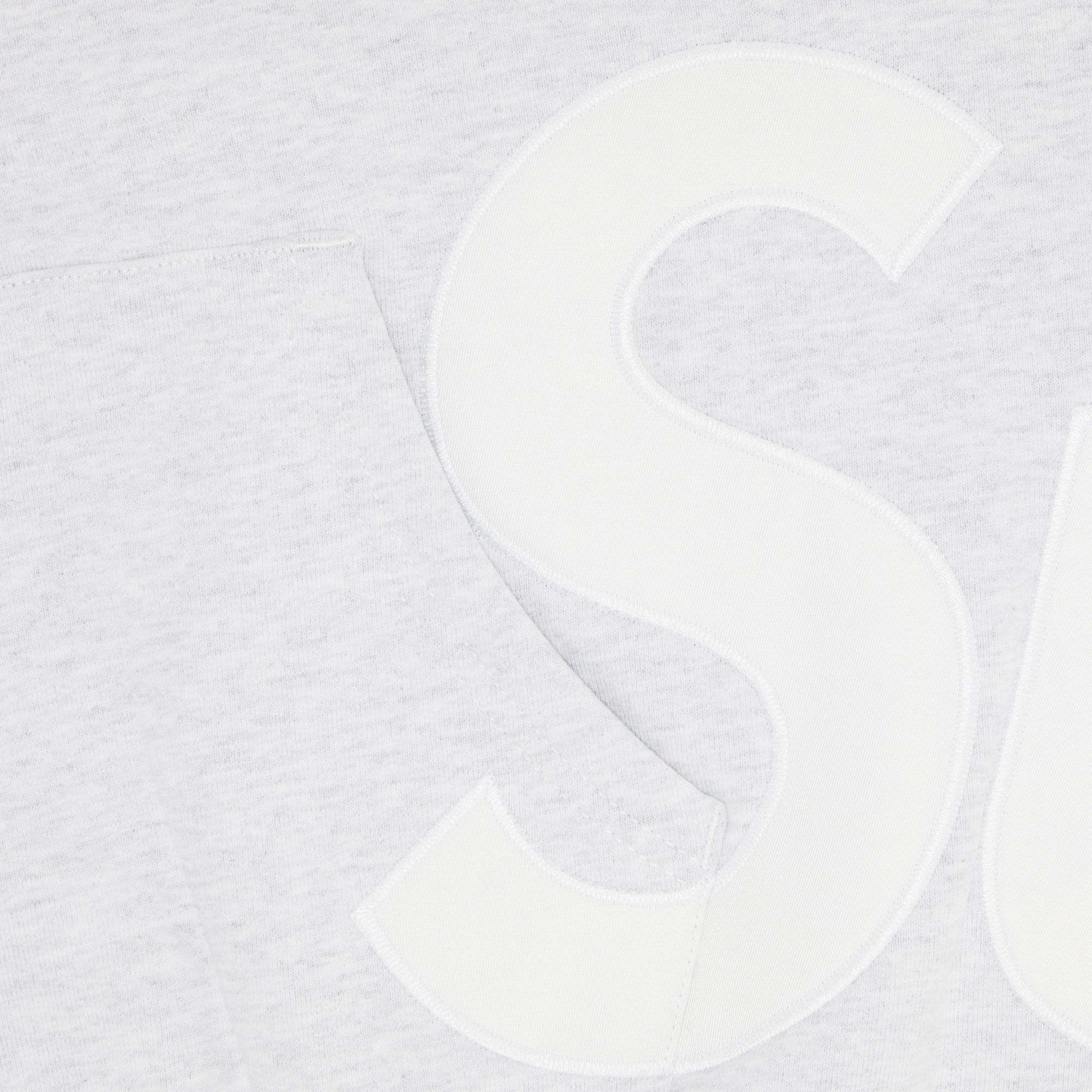 【Supreme】Big Logo Zip Up Hooded Sweatshirt Ash Grey - 25SS Supreme Big Logo Zip Up Hooded Sweatshirt Ash Grey Men's