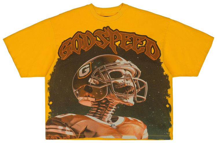 Godspeed Morale T Shirt Yellow